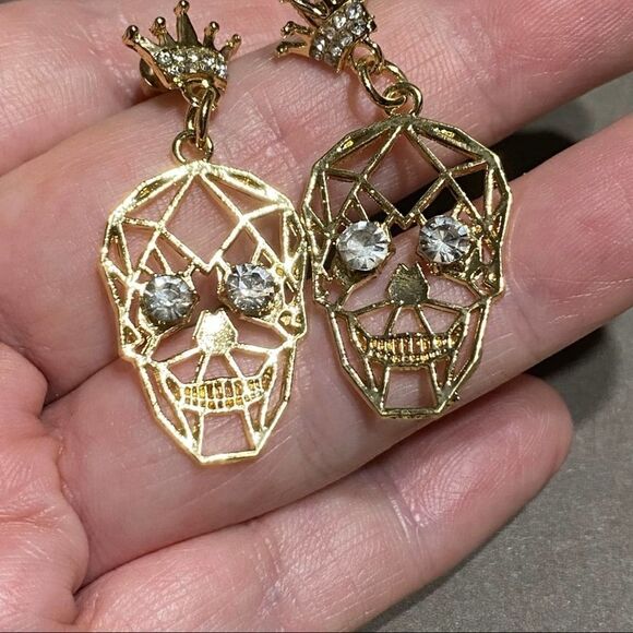 Halloween Skull and Pumpkin Fashion Earrings Bundle - Picture 3 of 4
